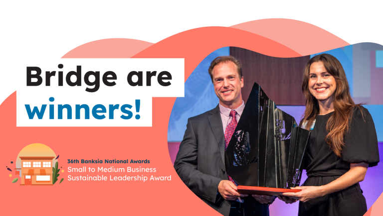 Ellis Blaikie of Bridge Housing at National Sustainability Awards