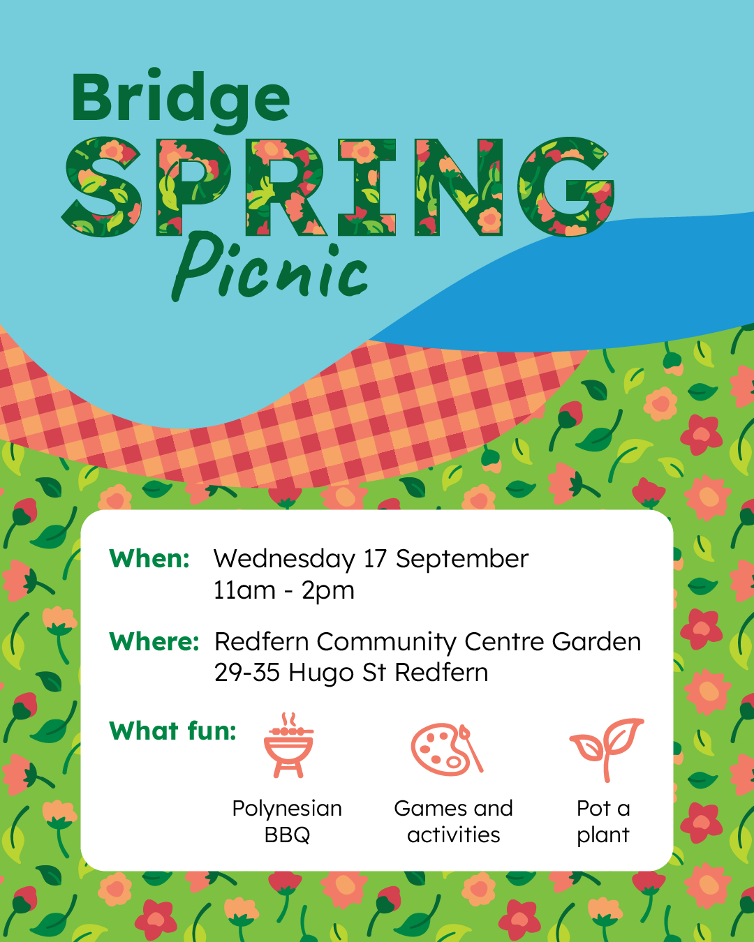Spring Picnic flyer