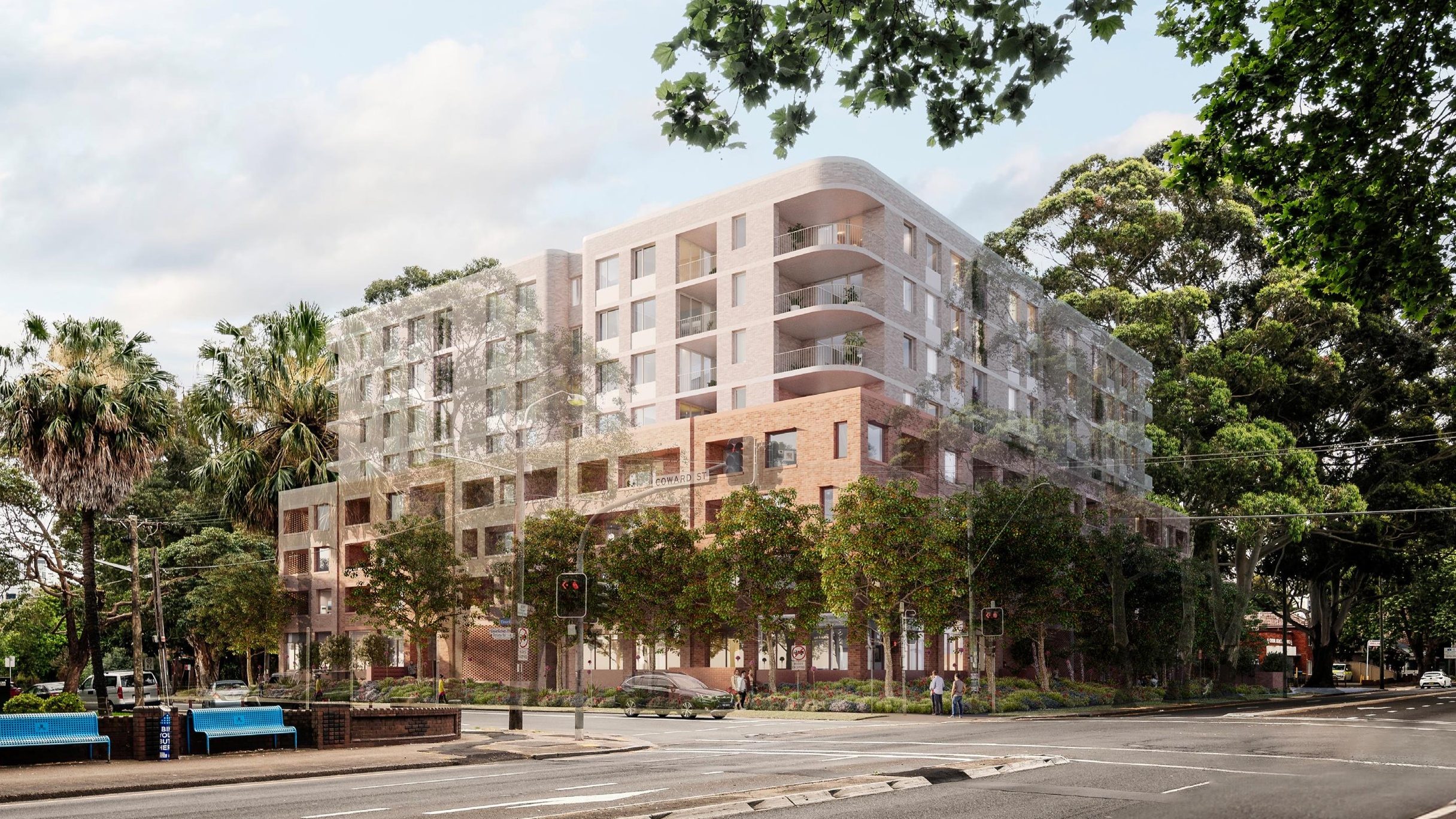 Artists impression of the housing to be delivered in Mascot