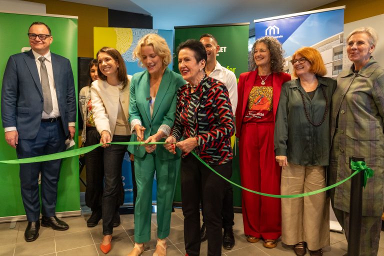 Minister Rose Jackson, Minister Claire O'Neil, Alex Greenwich, Lord Mayor Clover Moore, Matthew Kearney, Simone Parsons, Gowan Vyse, Claire Johnston