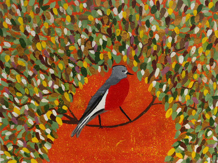 Robin Redbreast Resting