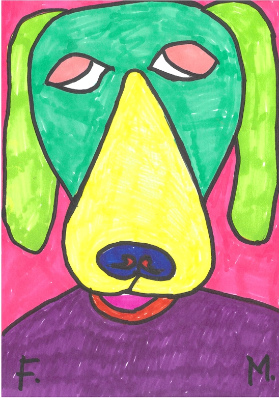 A self-portrait as a stray dog (A5)